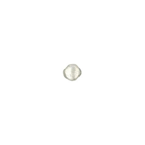 Fine Silver, Hill Tribe Bead, 21.0mm Width by 6.3mm Length by 19.1mm Height, Hammered Twisted Round Bead. Quantity per pack: 2 Pieces.