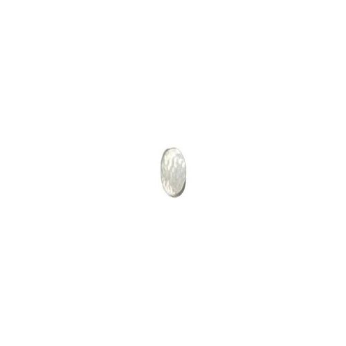 Fine Silver, Hill Tribe Bead, 16.4mm Width by 5.2mm Length by 33.7mm Height, Hammered Twisted Oval Bead. Quantity per pack: 2 Pieces.