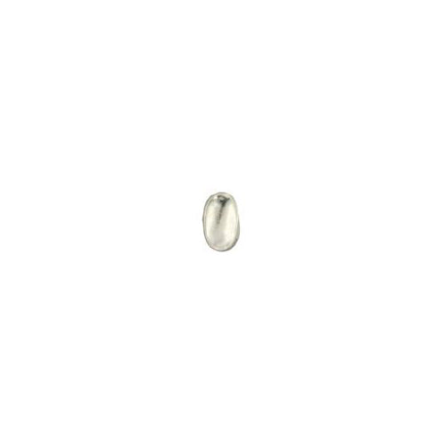 Fine Silver, Hill Tribe Bead, 15.5mm Width by 4.6mm Length by 22.7mm Height, Twisted Oval Bead. Quantity per pack: 3 Pieces.