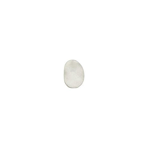 Fine Silver, Hill Tribe Bead, 24.4mm Width by 5.5mm Length by 32.4mm Height, Oval Bead. Quantity per pack: 1 Piece.