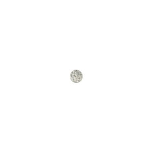 Fine Silver, Hill Tribe Bead, 15.1mm Width by 5.1mm Length by 14.9mm Height, Hammered Round Bead. Quantity per pack: 3 Pieces.