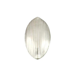 Fine Silver, Hill Tribe Bead, 10.3mm Width by 12.8mm Length by 31.9mm Height, Textured Puffy Oval Bead. Quantity per pack: 1 Piece.