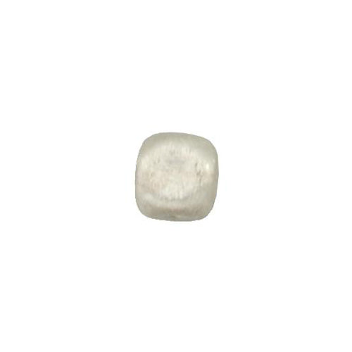 Fine Silver, Hill Tribe Bead, 9.7mm Width by 9.8mm Length by 10.8mm Height, Textured Square Bead. Quantity per pack: 4 Pieces.