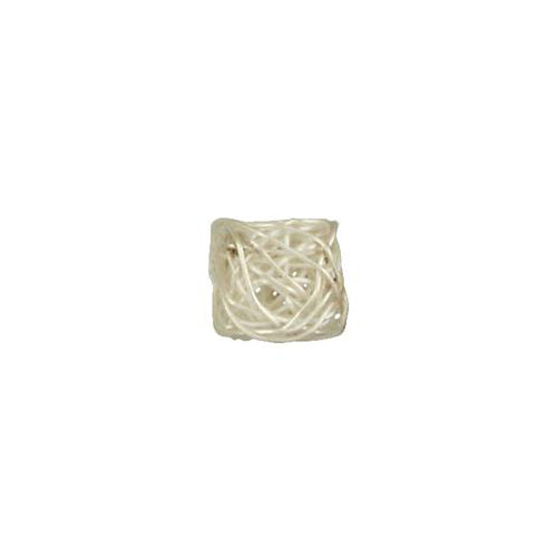 Fine Silver, Hill Tribe Bead, 11.6mm Width by 11.7mm Length by 11.9mm Height, Wired Square Bead. Quantity per pack: 3 Pieces.