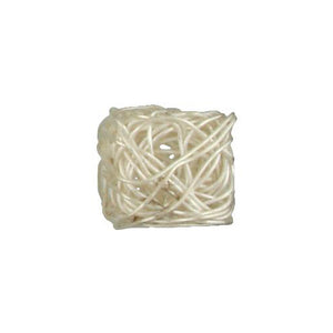 Fine Silver, Hill Tribe Bead, 15.6mm Width by 14.8mm Length by 14.6mm Height, Wired Square Bead. Quantity per pack: 2 Pieces.