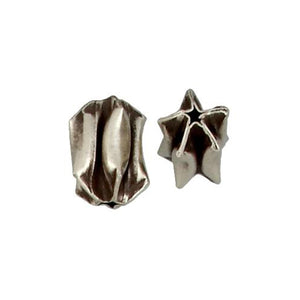 Fine Silver, Hill Tribe Bead, 12.6mm Width by 12.7mm Length by 18.8mm Height, Fancy Oval Bead. Quantity per pack: 3 Pieces.