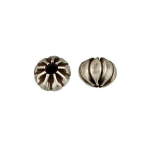 Fine Silver, Hill Tribe Bead, 13.4mm Width by 14.0mm Length by 10.7mm Height, Fancy Round Bead. Quantity per pack: 3 Pieces.