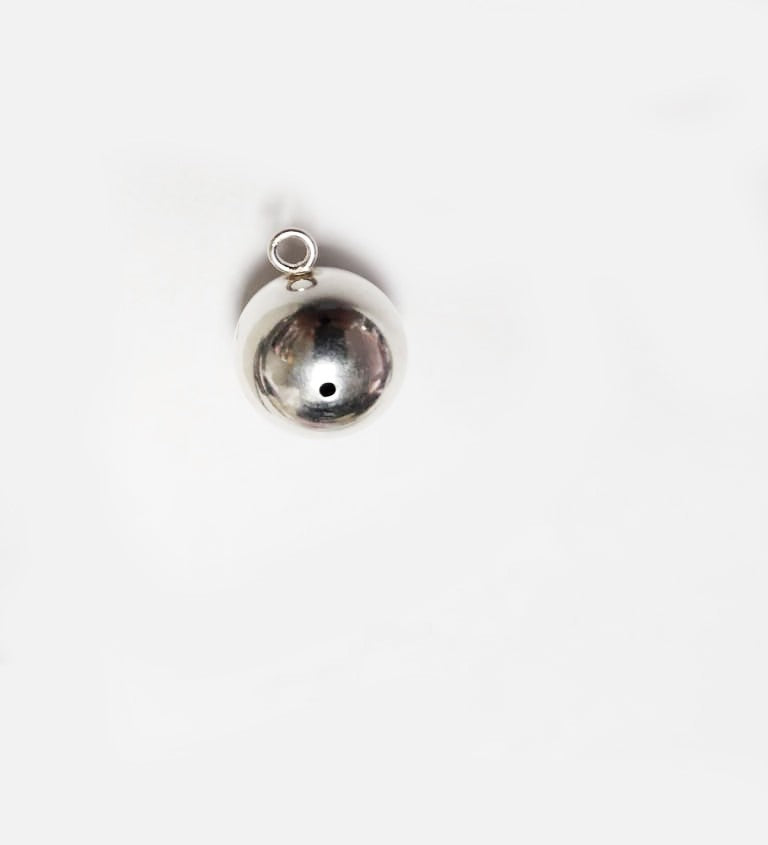 Sterling Silver, 14.0mm Width / Length / Height, Round Ball Drop. Quantity per pack: 2 Pieces.