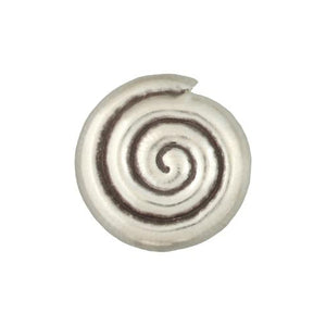 Fine Silver, Hill Tribe Bead, 41.5mm Width by 18.0mm Length by 42.0mm Height, Shell Bead. Quantity per pack: 1 Piece.