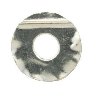 Fine Silver, Hill Tribe Bead, 31.9mm Width by 2.9mm Length by 31.3mm Height, Round Bead With 11.2mm Opening. Quantity per pack: 1 Piece.