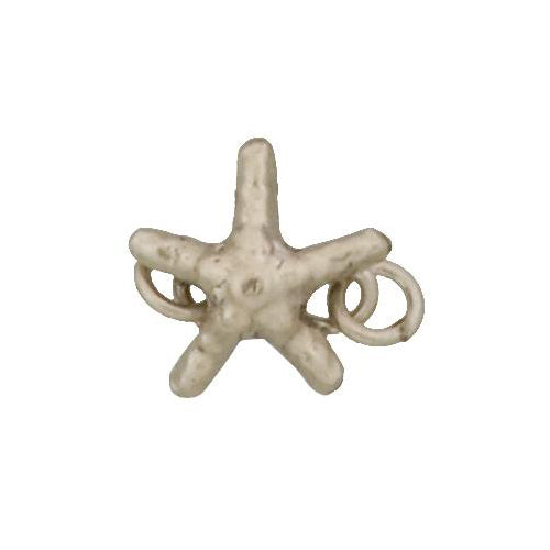 Fine Silver, Hill Tribe, 21.3mm Width by 7.6mm Length by 21.1mm Height, Star S Hook Clasp. Quantity Per Pack: 2 Pieces.