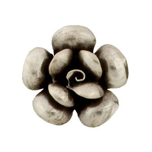 Fine Silver, Hill Tribe, 28.9mm Width by 10.8mm Length by 28.3mm Height, Flower Pendant. Quantity Per Pack: 2 Pieces.