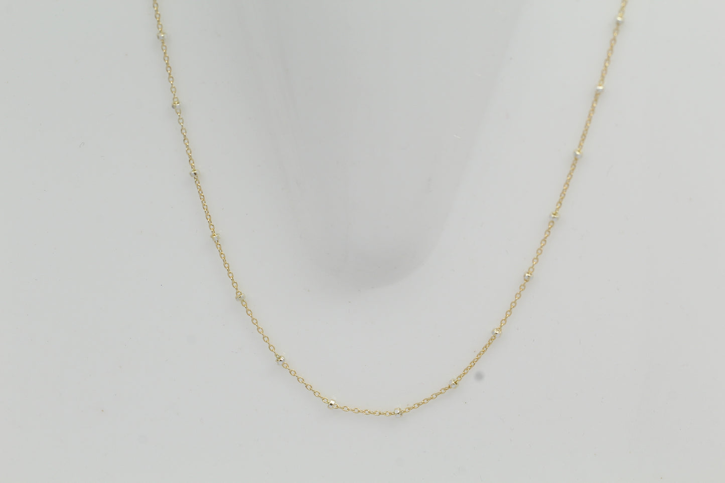 Sterling Silver, 1.2mm Width by 3.1mm Length, 18 Inch Elongated Flat Square Cable Chain with 5.0mm Width / Length by 1.0mm Thick, Smooth Spring Ring Clasp. Quantity Per Pack: 1 Piece.