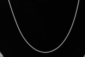 Sterling Silver, 1.8mm Width / Length, 24 Inch Rounded Box Chain with 6.0mm Width / Length by 1.4mm Thick, Smooth Spring Ring Clasp. Quantity Per Pack: 1 Piece.