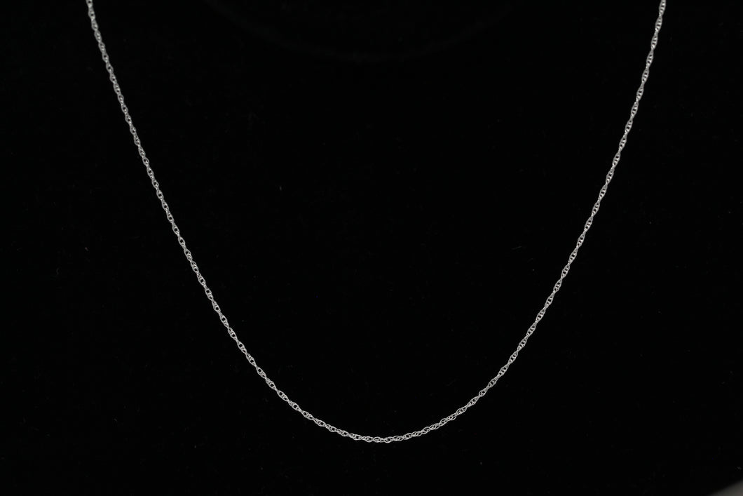 Sterling Silver, 0.8mm Width / Length, 16 Inch Round Regular Rope Chain with 6.0mm Width / Length by 1.4mm Thick, Smooth Spring Ring Clasp. Quantity Per Pack: 1 Piece.