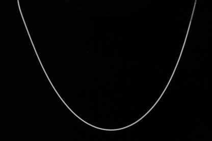 Sterling Silver, 1.0mm Width / Length, 16 Inch Square Regular Snake Chain with 6.0mm Width / Length by 1.4mm Thick, Smooth Spring Ring Clasp and Tags Ends. Quantity Per Pack: 1 Piece.