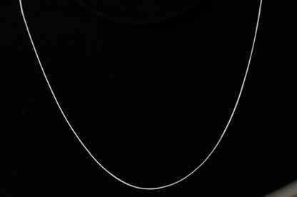 Sterling Silver, 0.7mm Width / Length, 16 Inch Square Regular Snake Chain with 6.0mm Width / Length by 1.4mm Thick, Smooth Spring Ring Clasp. Quantity Per Pack: 1 Piece.