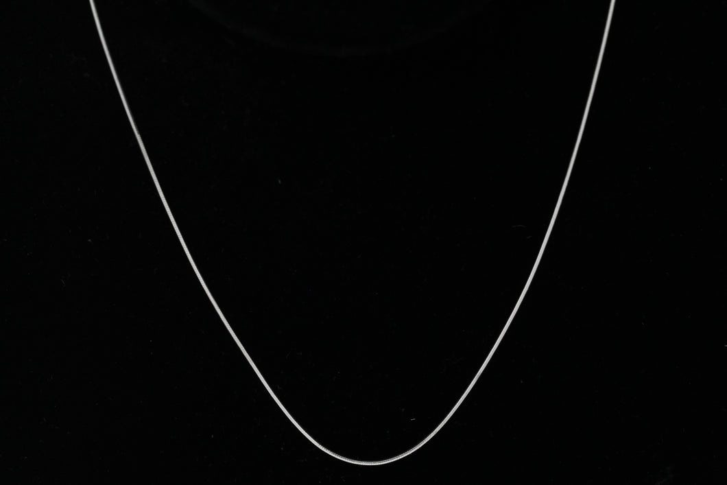 Sterling Silver, 0.75mm Width / Length, 16 Inch Square Regular Snake Chain with 6.0mm Width / Length by 1.4mm Thick, Smooth Spring Ring Clasp and Tags Ends. Quantity Per Pack: 1 Piece.