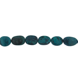 Turquoise, 12.4mm Width by 11.6mm Length by 17.4mm Height, Oval Stone Bead. Quantity per pack: 23 Pieces.