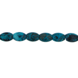 Turquoise, 17.3mm Width by 17.5mm Length by 25.0mm Height, Oval Stone Bead. Quantity per pack: 16 Pieces.