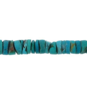 Turquoise, 5.4mm Width by 5.3mm Length by 2.6mm Height, Irregular Round Stone Bead. Quantity per pack: 162 Pieces.