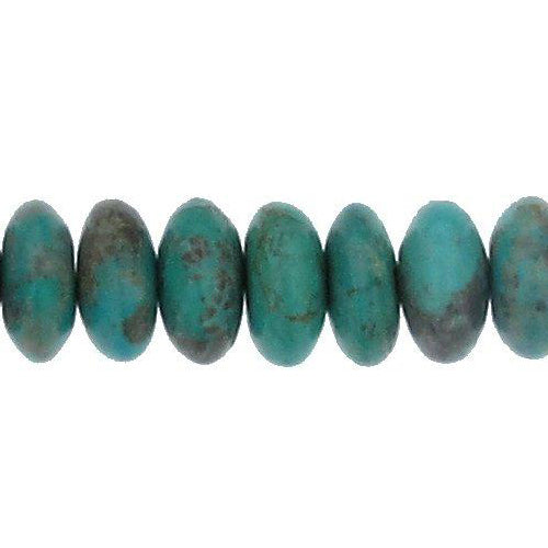 Turquoise, 9.2mm Width by 9.2mm Length by 4.4mm Height, Round Stone Bead. Quantity per pack: 90 Pieces.