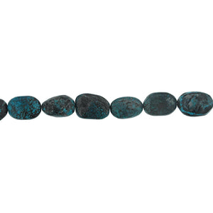 Turquoise, 14.3mm Width by 7.8mm Length by 19.8mm Height, Natural Oval Stone Bead. Quantity per pack: 18 Pieces.