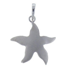 Load image into Gallery viewer, Sterling Silver Matte, 20.5mm Width by 2.3mm Length by 21.7mm Height, Star Pendant. Quantity Per Pack: 1 Piece.
