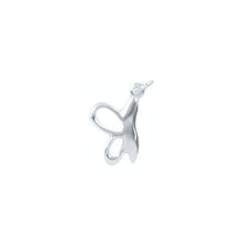 Load image into Gallery viewer, Sterling Silver, 8.9mm Width by 1.4mm Length by 13.4mm Height, Butterfly Charm. Quantity Per Pack: 4 Pieces.
