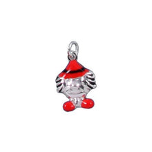 Load image into Gallery viewer, Sterling Silver Enamel, 10.8mm Width by 4.9mm Length by 16.0mm Height, Witch Charm. Quantity Per Pack: 4 Pieces.
