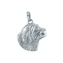 Load image into Gallery viewer, Sterling Silver Oxidized, 20.3mm Width by 2.0mm Length by 22.5mm Height, Dog Pendant. Quantity Per Pack: 1 Piece.
