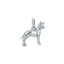 Load image into Gallery viewer, Sterling Silver Oxidized, 18.4mm Width by 6.7mm Length by 15.5mm Height, Chihuahua Dog Pendant. Quantity Per Pack: 1 Piece.
