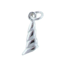 Load image into Gallery viewer, Sterling Silver, 5.5mm Width by 2.9mm Length by 13.0mm Height, Christmas Stocking Charm. Quantity Per Pack: 4 Pieces.
