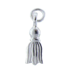 Sterling Silver, 4.7mm Width by 2.5mm Length by 14.0mm Height, Tassle Charm. Quantity Per Pack: 2 Pieces.