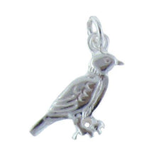 Load image into Gallery viewer, Sterling Silver, 14.1mm Width by 1.7mm Length by 11.7mm Height, Sparrow Charm. Quantity Per Pack: 4 Pieces.
