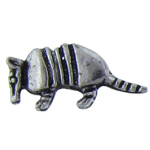Pewter, 19.6mm Width by 4.1mm Length by 9.8mm Height, Armadillo Bali Bead. Quantity per pack: 25 Pieces.