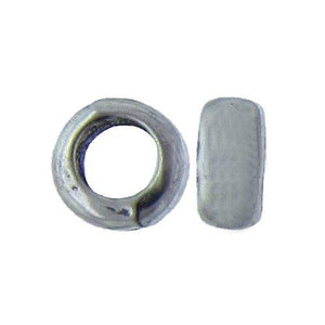 Pewter, 6.7mm Width by 6.7mm Length by 3.3mm Height, Smooth Roundel Bead. Quantity per pack: 103 Pieces.