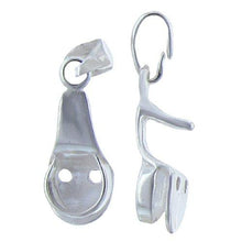 Load image into Gallery viewer, Sterling Silver, 8.4mm Width by 21.4mm Length by 8.7mm Height, High Heel Charm. Quantity Per Pack: 2 Pieces.
