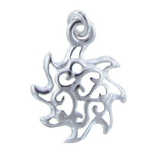 Load image into Gallery viewer, Sterling Silver, 14.8mm Width by 2.3mm Length by 19.3mm Height, Filigree Starfish Charm. Quantity Per Pack: 5 Pieces.
