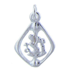 Load image into Gallery viewer, Sterling Silver, 13.3mm Width by 1.7mm Length by 18.5mm Height, Aquarius Charm. Quantity Per Pack: 4 Pieces.
