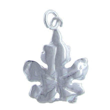 Load image into Gallery viewer, Sterling Silver, 16.5mm Width by 2.8mm Length by 20.6mm Height, Maple Leaf Charm. Quantity Per Pack: 3 Pieces.
