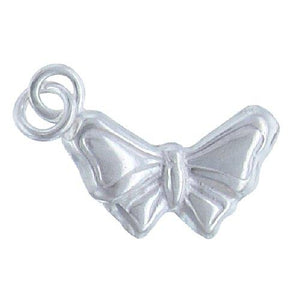 Sterling Silver, 18.9mm Width by 2.2mm Length by 12.9mm Height, Butterfly Charm. Quantity Per Pack: 3 Pieces.