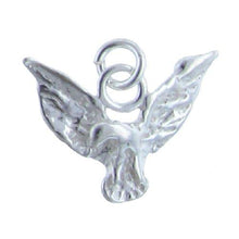 Load image into Gallery viewer, Sterling Silver, 18.8mm Width by 3.1mm Length by 14.1mm Height, Eagle Charm. Quantity Per Pack: 3 Pieces.
