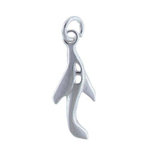 Sterling Silver, 7.3mm Width by 1.4mm Length by 20.9mm Height, Plane Charm. Quantity Per Pack: 5 Pieces.