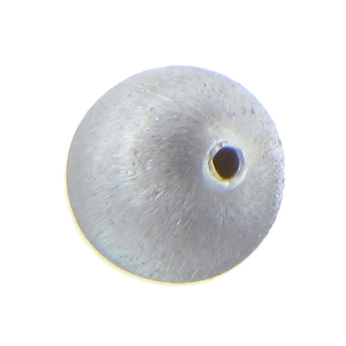 Fine Silver, Hill Tribe Bead, 15.5mm Width by 15.7mm Length by 15.2mm Height, Textured Round Bead. Quantity per pack: 2 Pieces.