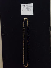 Load image into Gallery viewer, 14kt Gold Filled Flat Elongated paper clip chain. Size 2x5 mm Paper clip Chain. Quantity per pack: 1 Pieces.
