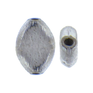 Sterling Silver, 8.3mm Width by 10.4mm Length by 3.81mm Height, Round Bali Bead Quantity per pack; 19 Pieces.