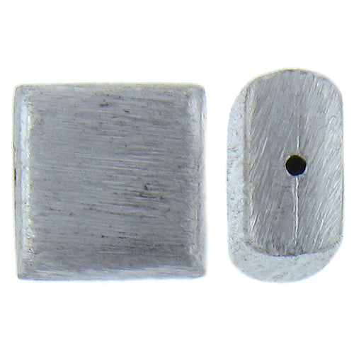 German Silver, 13.2mm Width by 7.4mm Length by 13.5mm Height, Matte Heart Bali Bead. Quantity per pack: 15 Pieces.