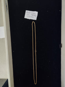 14kt Gold Filled Rope chain. Size 1.5 mm Rope chain Chain. Quantity per pack: 1 Pieces.