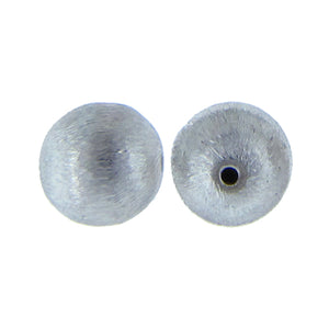 German Silver, 10.0mm Width / Length / Height, Matte Round Bali Bead. Quantity per pack: 21 Pieces.